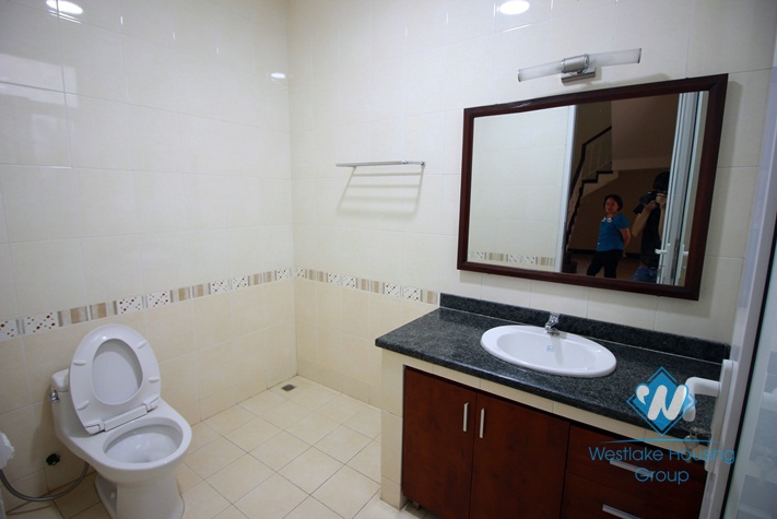 Unfurnished, bright house for rent in Ciputra, Tay Ho, Hanoi